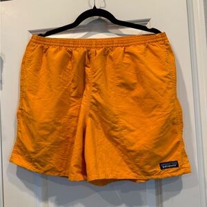 Patagonia Orange Men's Baggies Shorts